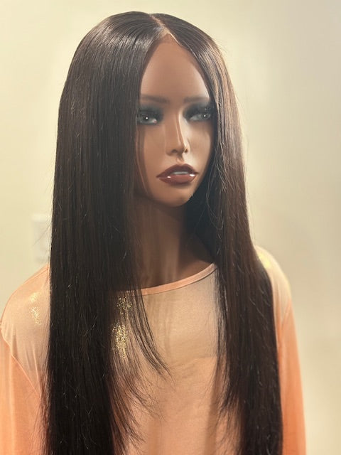 SLEEK SILK | Long Straight Glueless Wig-HD Lace 5x5 Closure, 16-30 Inches, Multiple Color Options